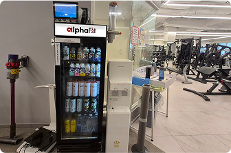 알파핏 헬스장 무인판매기 도입 헬스장 파트너 1